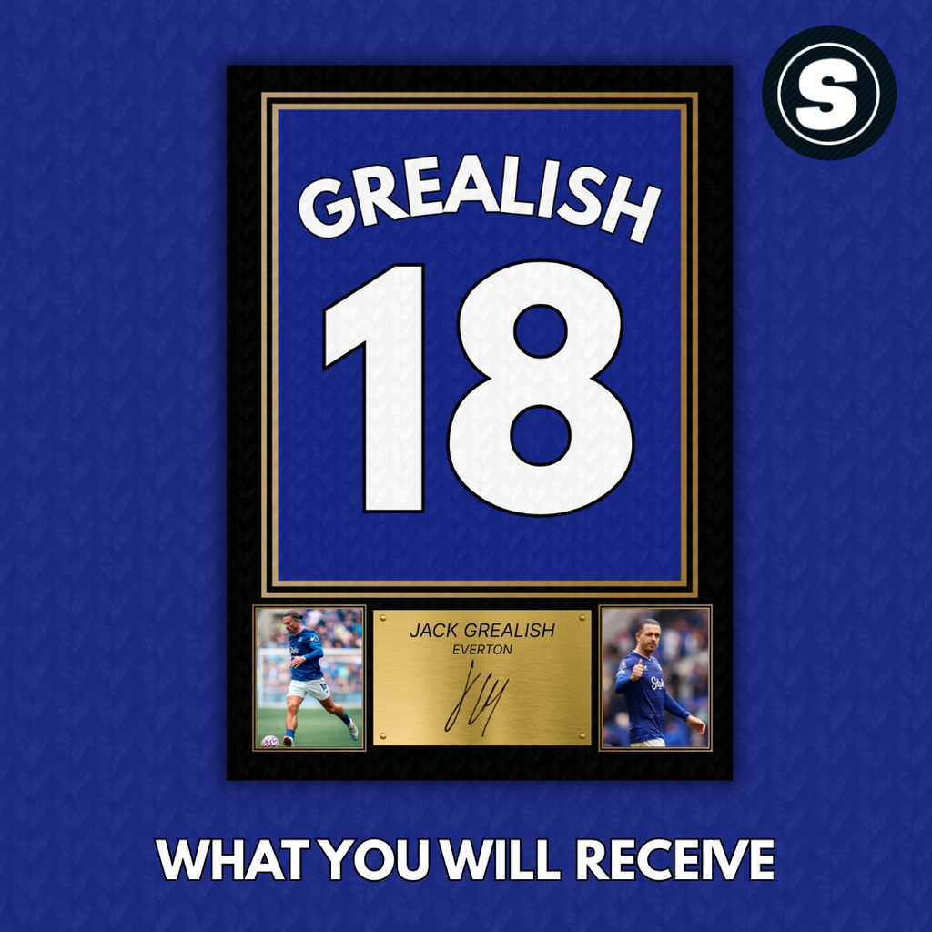Jack Grealish Everton Printed Autograph Picture