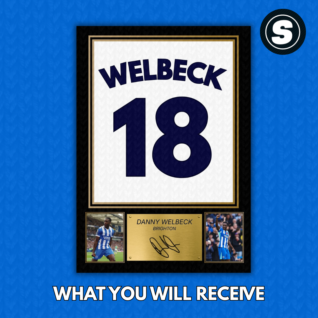 Danny Welbeck Brighton Printed Autograph Picture