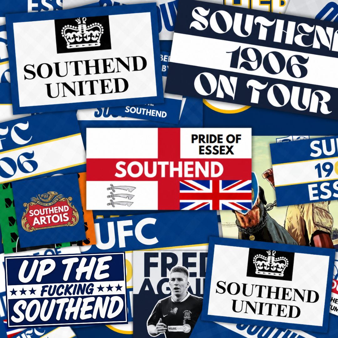Southend Inspired FAN Football ULTRA Stickers X50