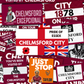 Chelmsford Inspired FAN Football ULTRA Stickers X50