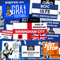 Birmingham Inspired FAN Football ULTRA Stickers X50