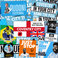 Coventry Inspired FAN Football ULTRA Stickers X50