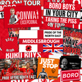 Middlesbrough Inspired FAN Football ULTRA Stickers X50