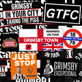 Grimsby Inspired FAN Football ULTRA Stickers X50