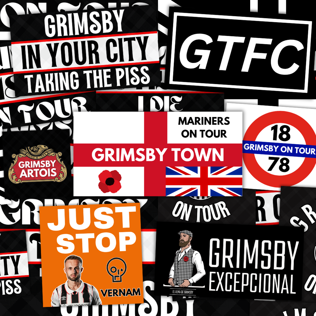 Grimsby Inspired FAN Football ULTRA Stickers X50