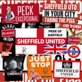 Sheffield United Inspired FAN Football ULTRA Stickers X50