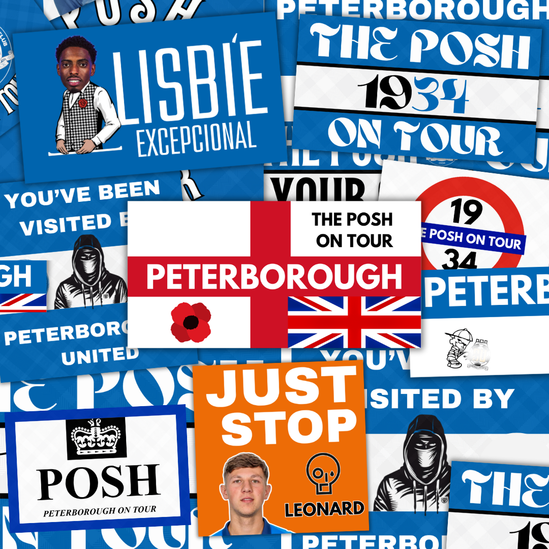 Peterborough Inspired FAN Football ULTRA Stickers X50