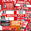 Bristol City Inspired FAN Football ULTRA Stickers X50