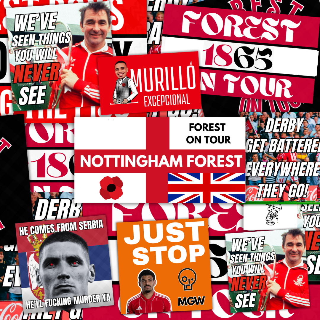 Nottingham Forest Inspired FAN Football ULTRA Stickers X50
