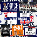 WBA Inspired FAN Football ULTRA Stickers X50