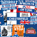 Chesterfield Inspired FAN Football ULTRA Stickers X50