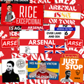 Arsenal Inspired FAN Football ULTRA Stickers X50