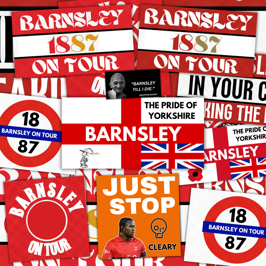 Barnsley Inspired FAN Football ULTRA Stickers X50