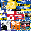 Leeds Inspired FAN Football ULTRA Stickers X50