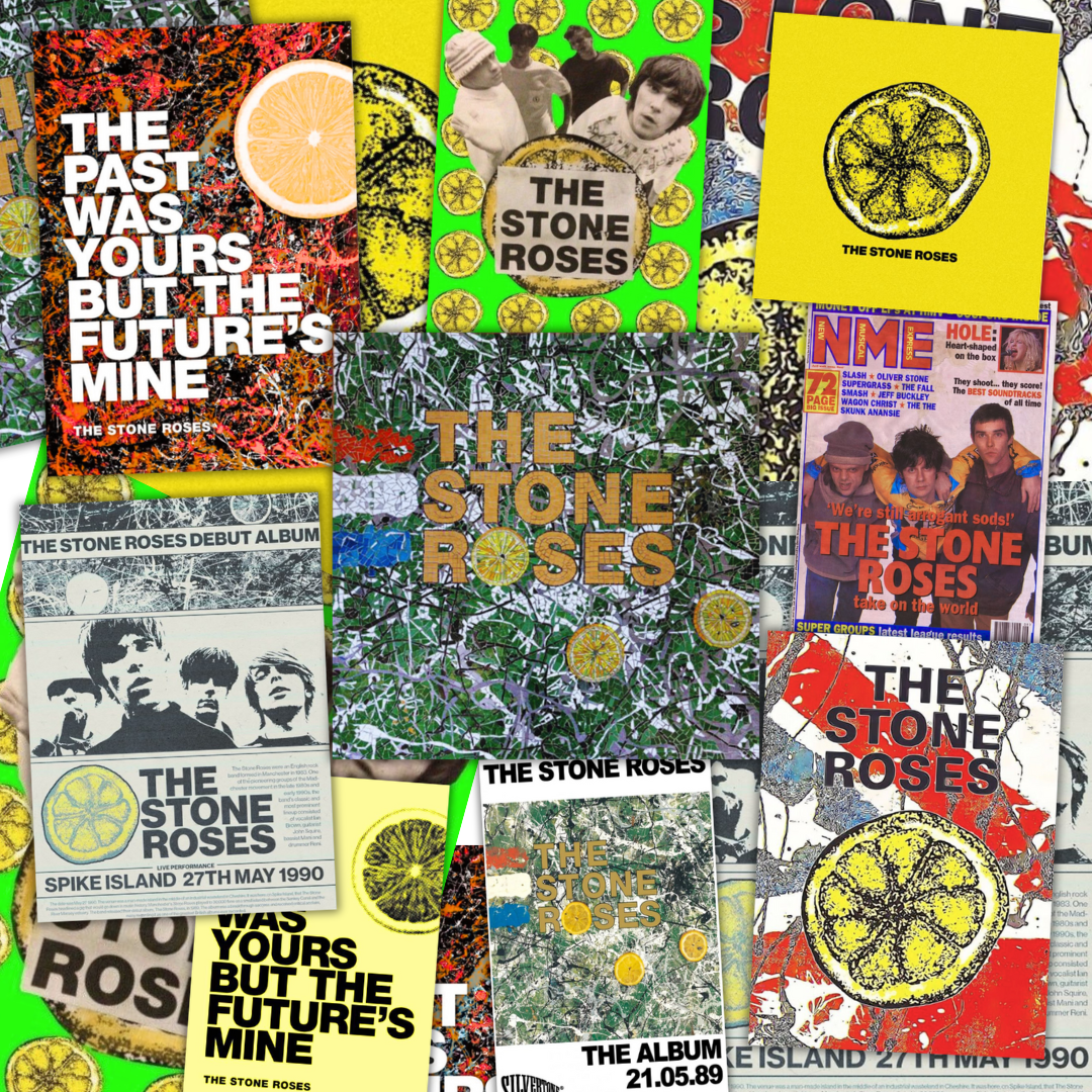 The Stone Roses Inspired Fan Stickers X50
