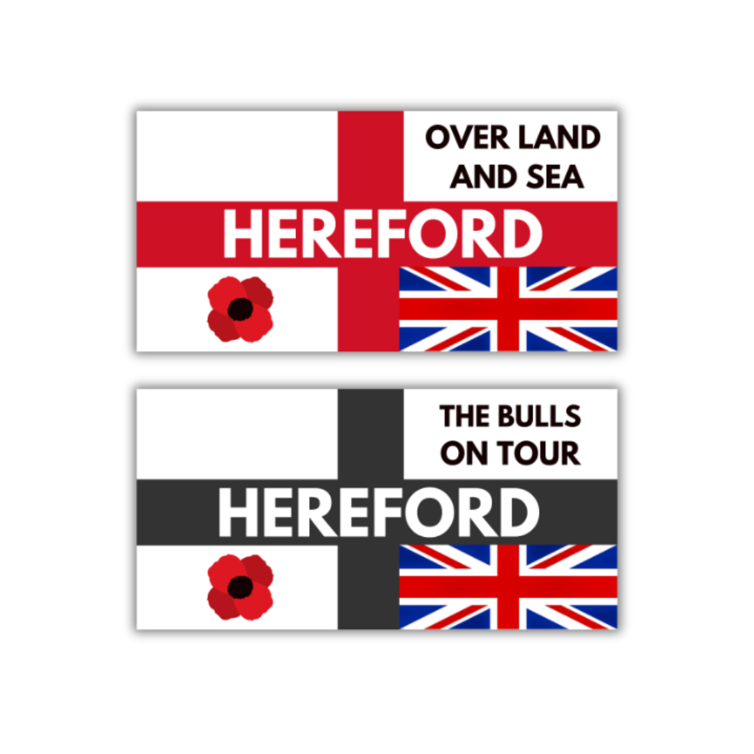 Hereford Inspired FAN Football ULTRA Stickers X30
