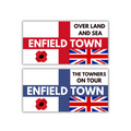 Enfield Town Inspired FAN Football ULTRA Stickers X30