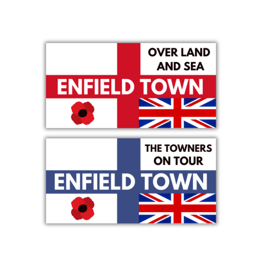 Enfield Town Inspired FAN Football ULTRA Stickers X30