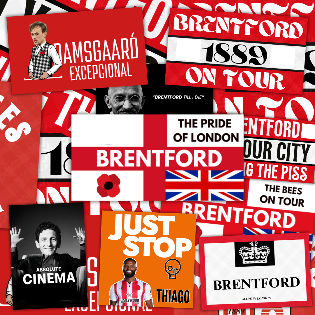 Brentford Inspired FAN Football ULTRA Stickers X50