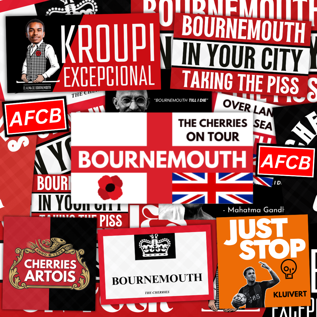 Bournemouth Inspired FAN Football ULTRA Stickers X50