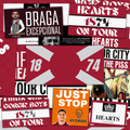 Hearts Inspired FAN Football ULTRA Stickers X50