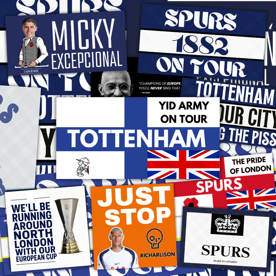 Spurs Inspired FAN Football ULTRA Stickers X50