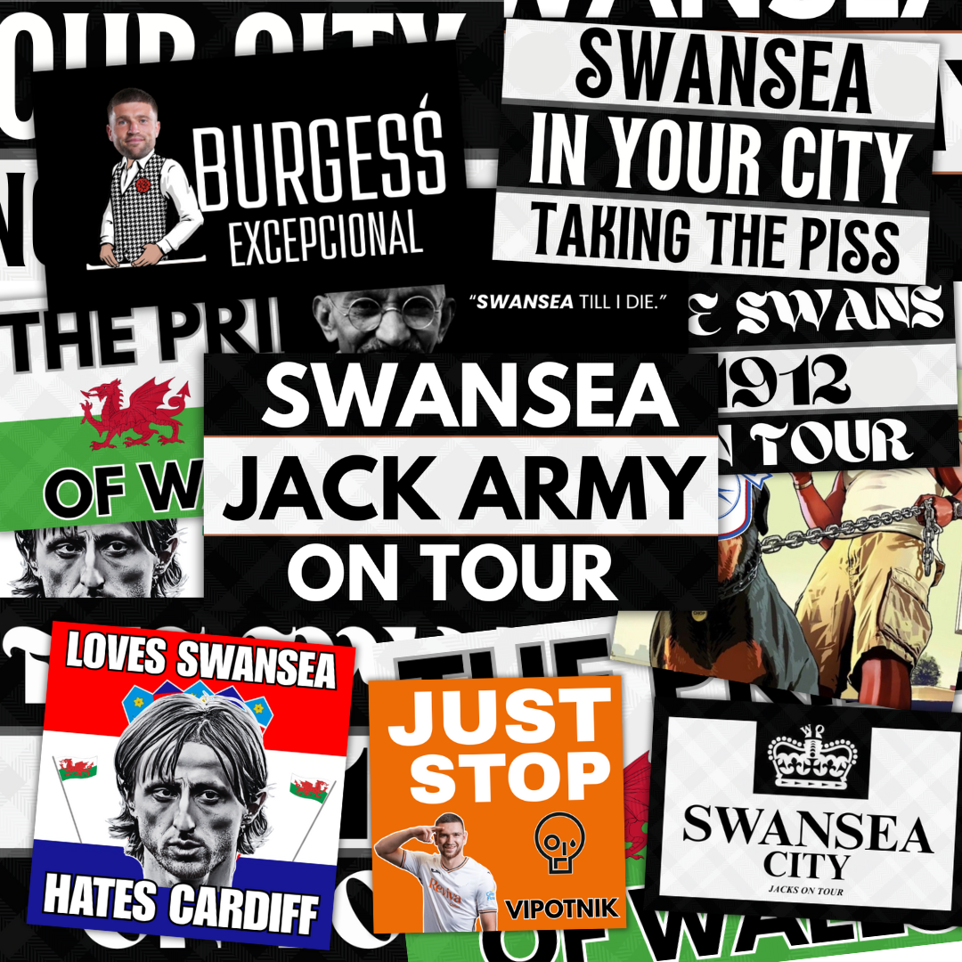 Swansea Inspired FAN Football ULTRA Stickers X50