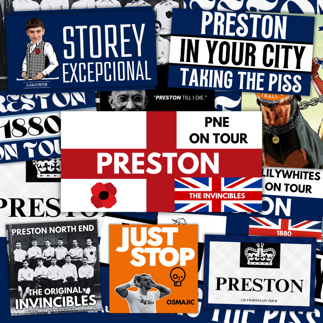 Preston Inspired FAN Football ULTRA Stickers X50