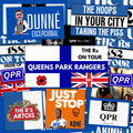 QPR Inspired FAN Football ULTRA Stickers X50