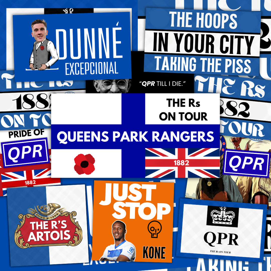 QPR Inspired FAN Football ULTRA Stickers X50
