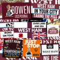 West Ham Inspired FAN Football ULTRA Stickers X50