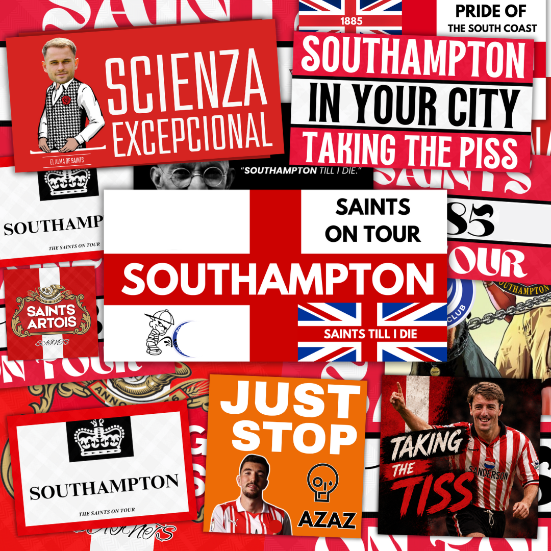 Southampton Inspired FAN Football ULTRA Stickers X50
