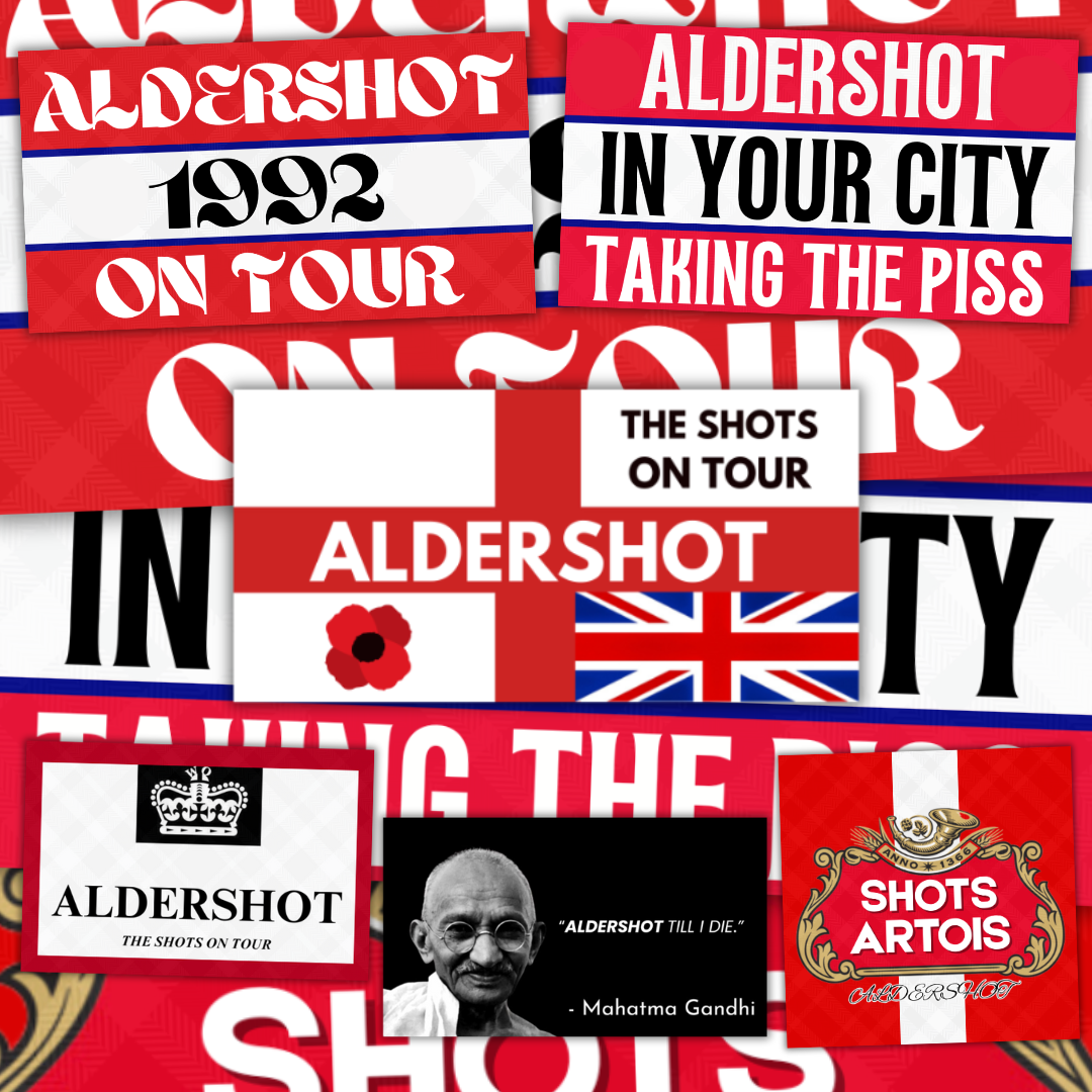 Aldershot Inspired FAN Football ULTRA Stickers X25