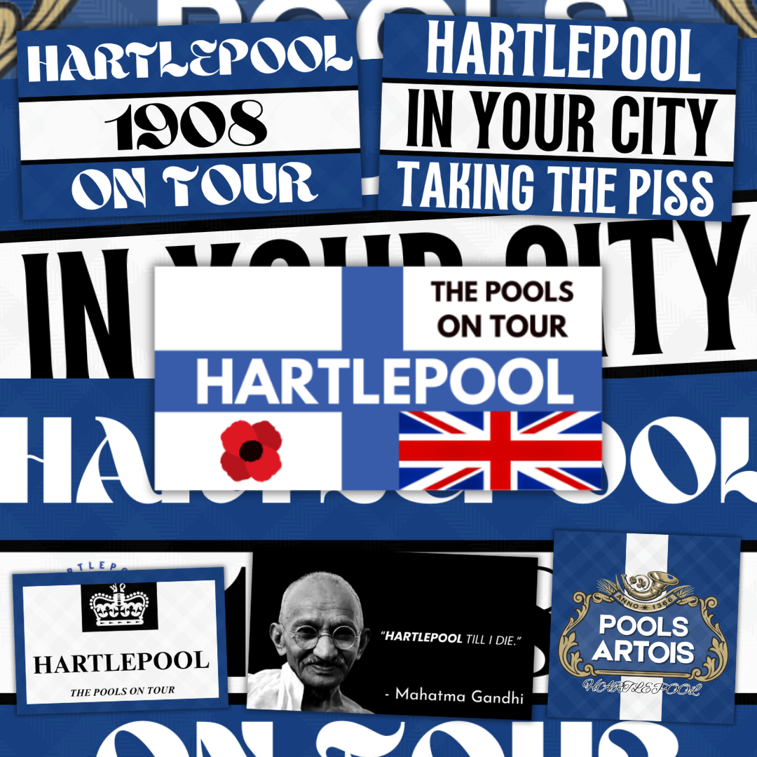 Hartlepool Inspired FAN Football ULTRA Stickers X25