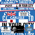 Carlisle Inspired FAN Football ULTRA Stickers X25
