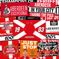 Aberdeen Inspired FAN Football ULTRA Stickers X50