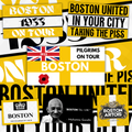 Boston Inspired FAN Football ULTRA Stickers X25