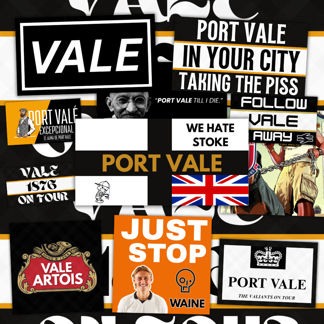 Port Vale Inspired FAN Football ULTRA Stickers X50