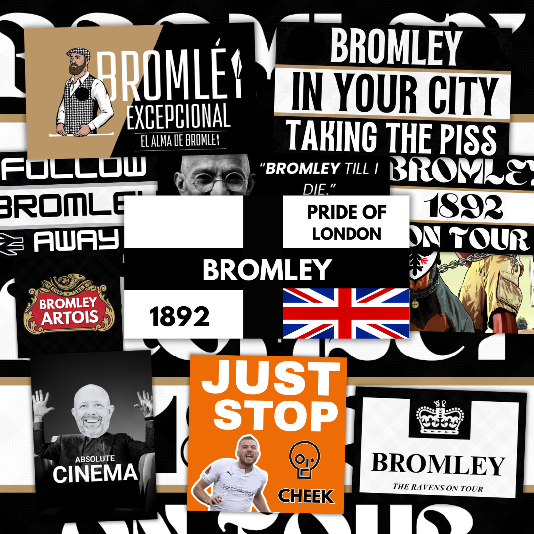 Bromley Inspired FAN Football ULTRA Stickers X50