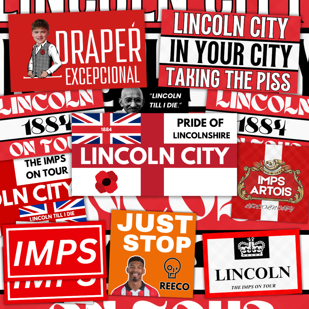 Lincoln Inspired FAN Football ULTRA Stickers X50