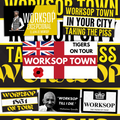 Worksop Town Inspired FAN Football ULTRA Stickers X25