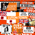 Luton Inspired FAN Football ULTRA Stickers X50