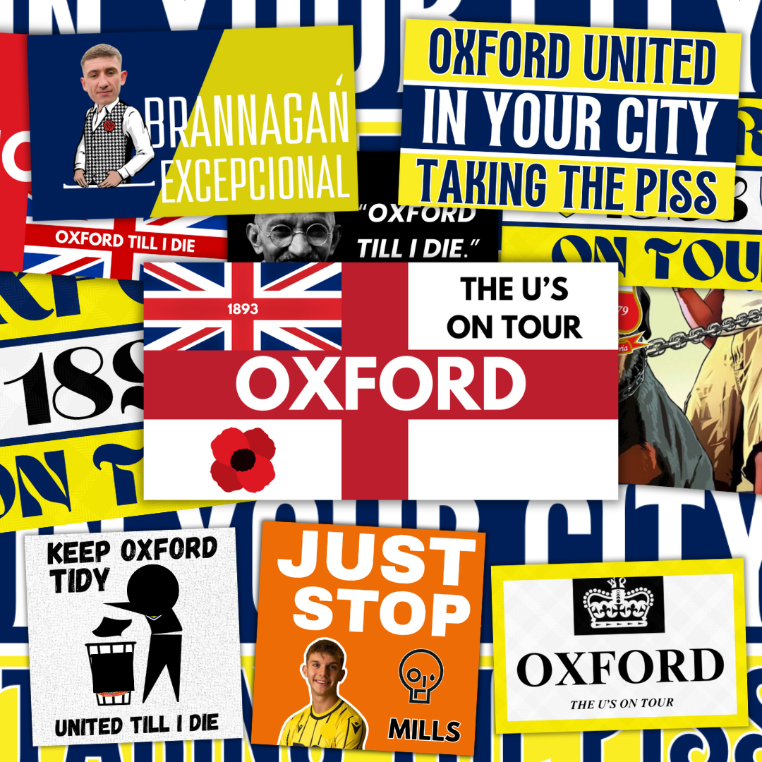 Oxford Inspired FAN Football ULTRA Stickers X50