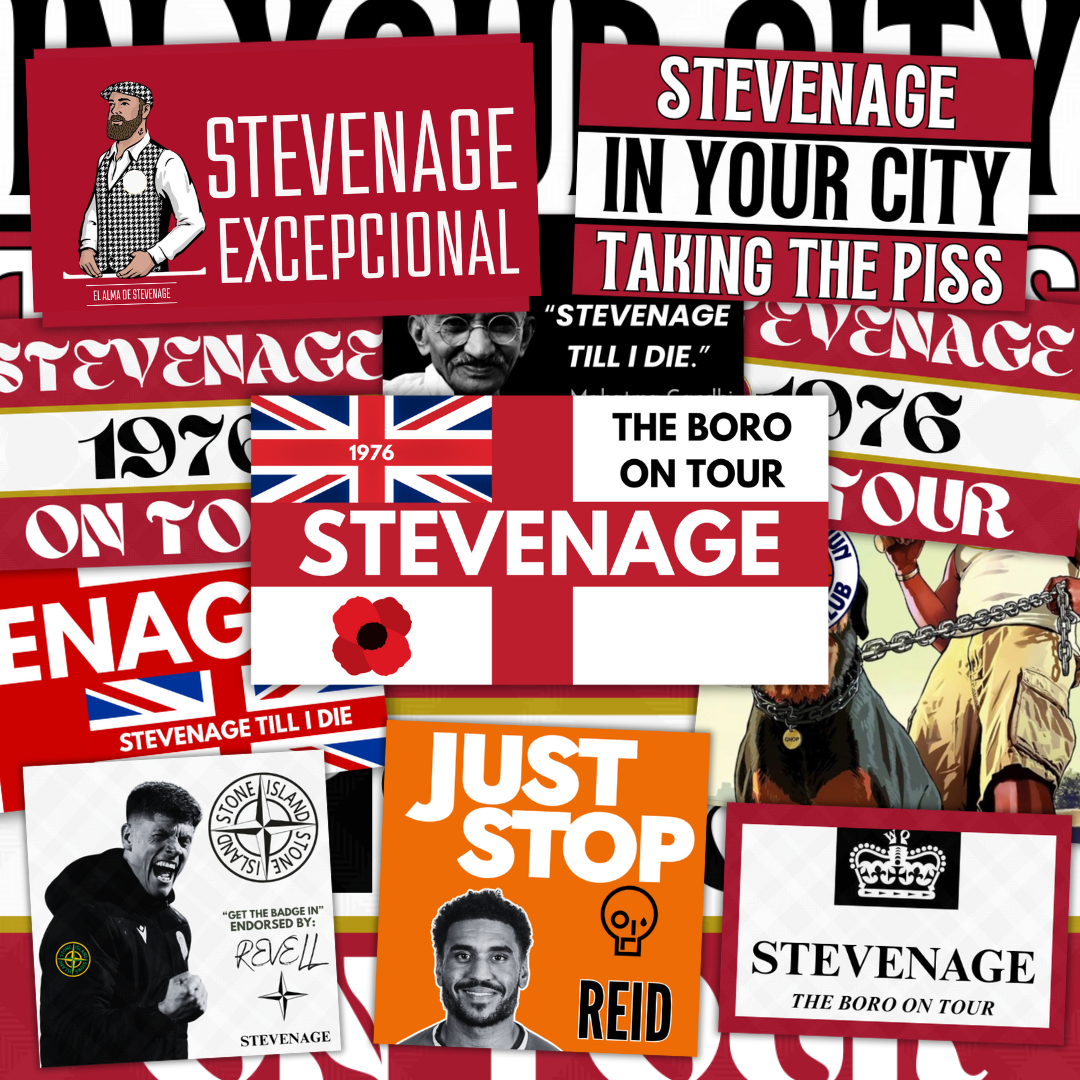 Stevenage Inspired FAN Football ULTRA Stickers X50