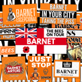 Barnet Inspired FAN Football ULTRA Stickers X50