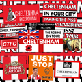 Cheltenham Inspired FAN Football ULTRA Stickers X50