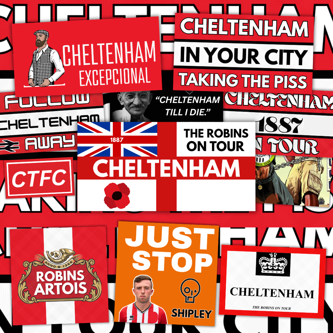 Cheltenham Inspired FAN Football ULTRA Stickers X50