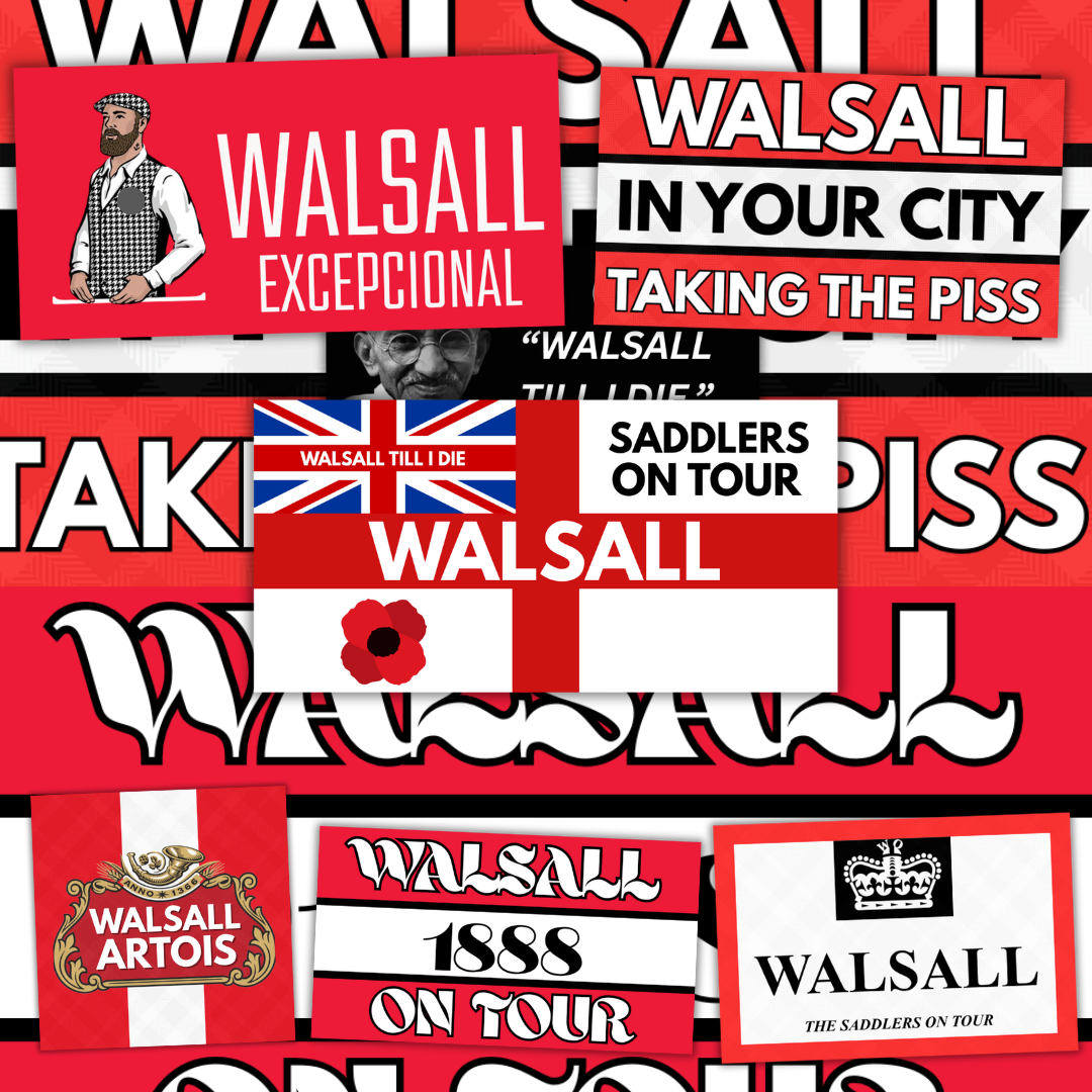 Walsall Inspired FAN Football ULTRA Stickers X25