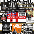 Notts County Inspired FAN Football ULTRA Stickers X50