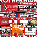 Rotherham Inspired FAN Football ULTRA Stickers X50
